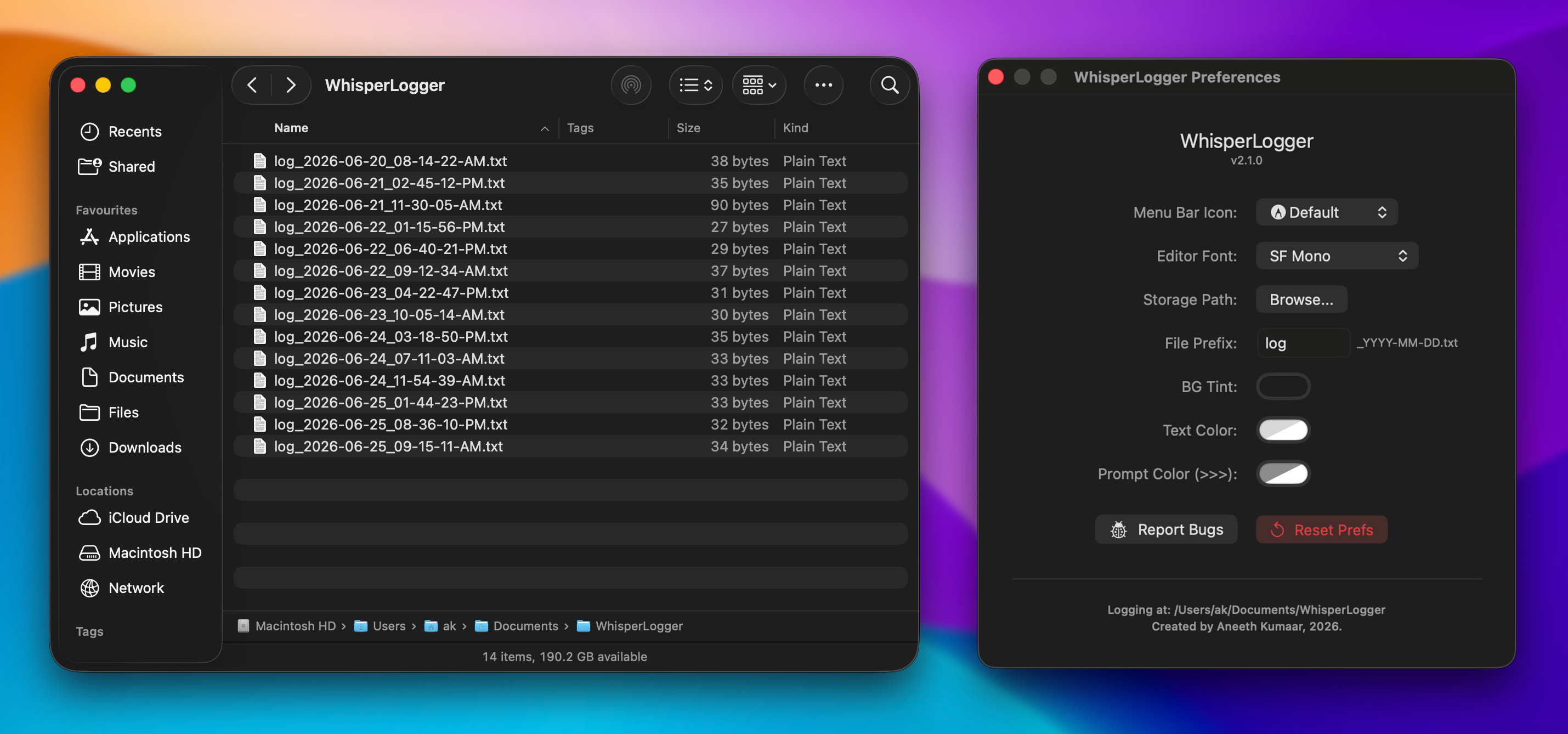 Preferences Preview